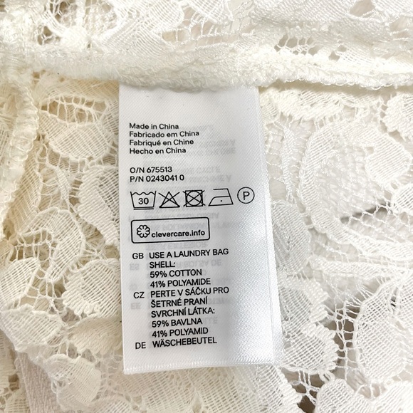 H&M Lace Peplum Top - Picture 4 of 4